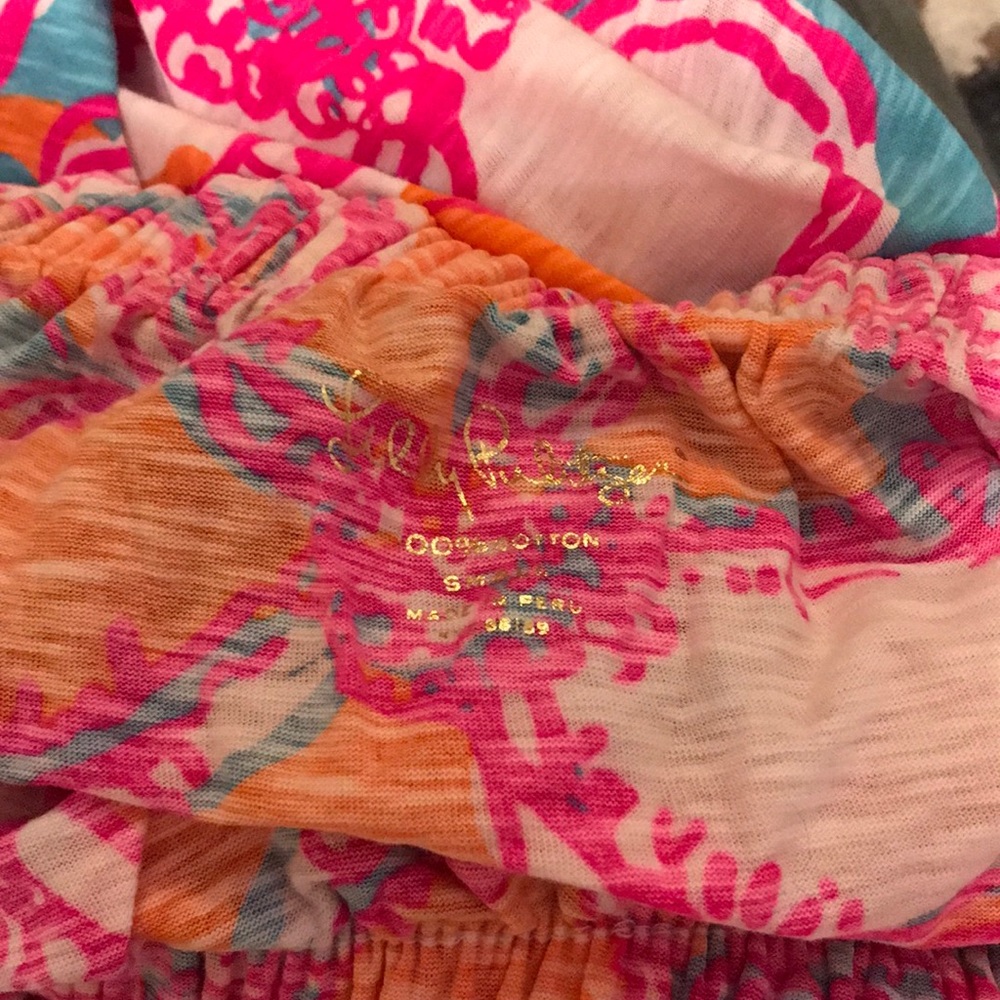 Lily Pulitzer strapless tank top